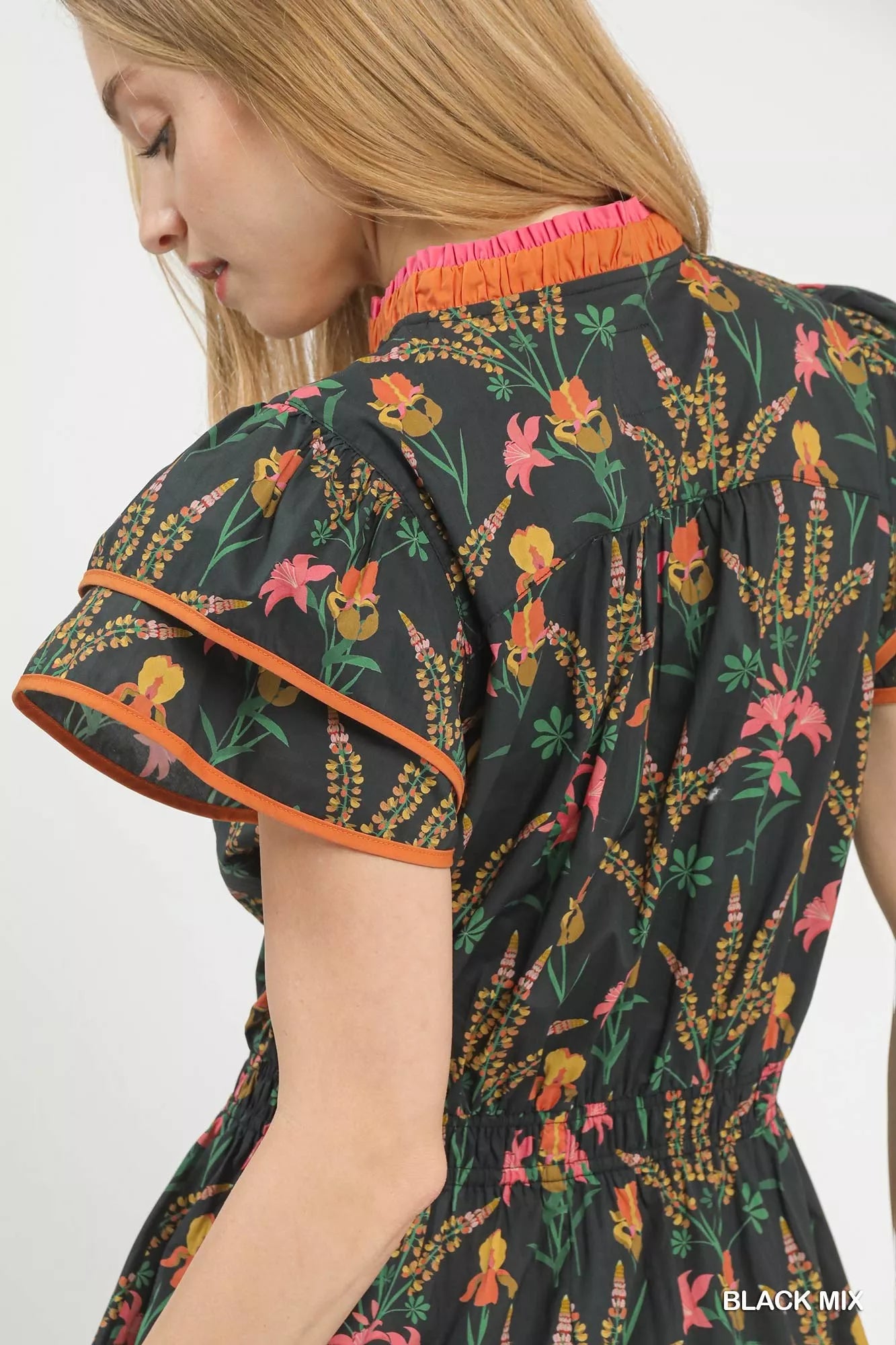 Umgee Mix Floral Midi Dress - Glamourous Grace