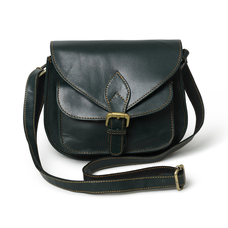 The Molina Satchel- Green - Glamourous Grace
