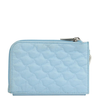 Wanderlust Quilted Fabric Double Zip Wristlet - 18003