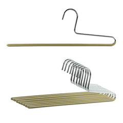 Trouser Hanger, KH-1, Single Rod, Gold