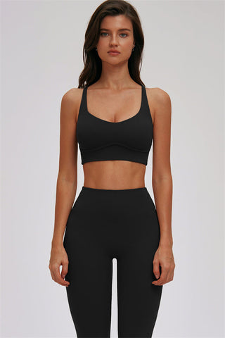 The Kinetic Cross Back Sports Bra Leggings 2-Piece Set