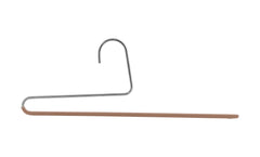 Reverse Trouser Hanger, KH-35U, Single Rod, Latte