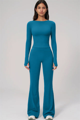 The Rapture Long Sleeve T-shirt Flared Leggings 2-Piece Set
