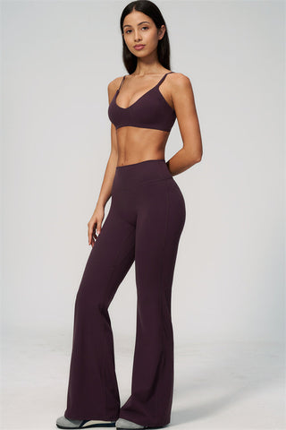 The Zura Sports Bra Flared Leggings 2-Piece Set