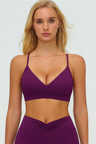 The Lushness Y-Back Sports Bra Shorts 2-Piece Set