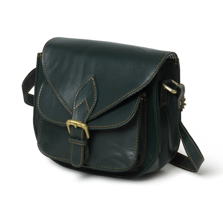 The Molina Satchel- Green - Glamourous Grace