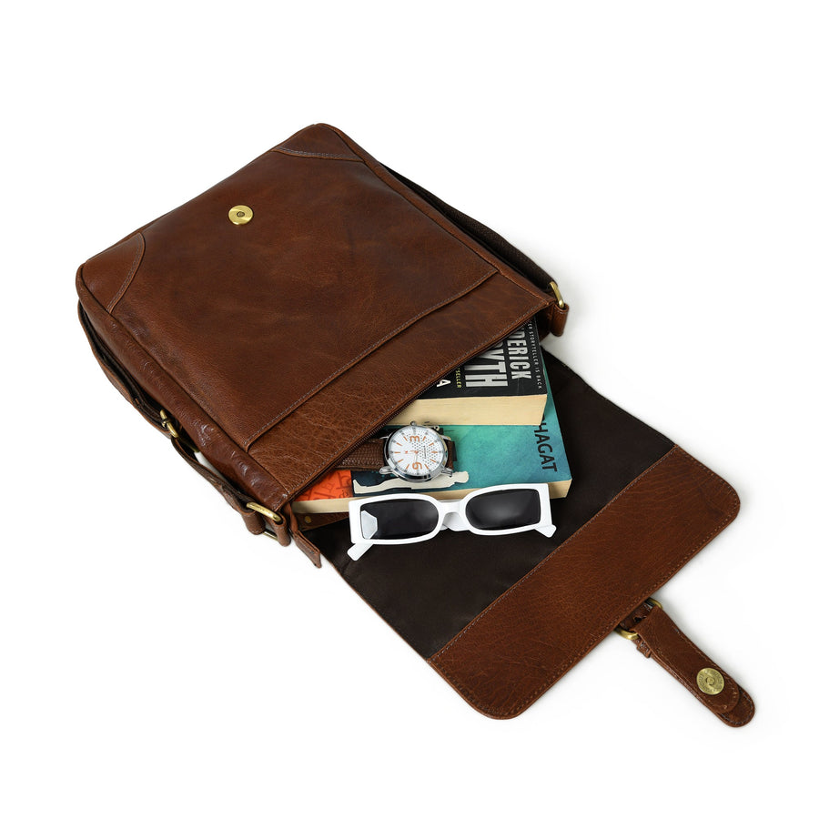 Everyday Leather Unisex Sling Bag - Glamourous Grace