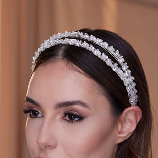 Crystal Beaded Hairband - Glamourous Grace
