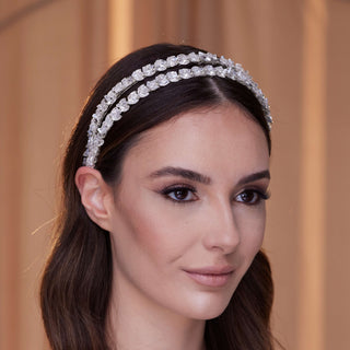 Crystal Beaded Hairband - Glamourous Grace