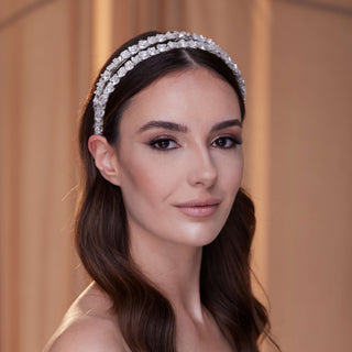 Crystal Beaded Hairband - Glamourous Grace
