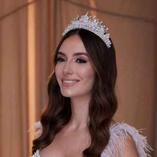 Crystal Wedding Tiara - Glamourous Grace