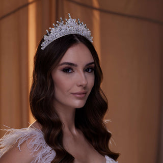 Crystal Wedding Tiara - Glamourous Grace