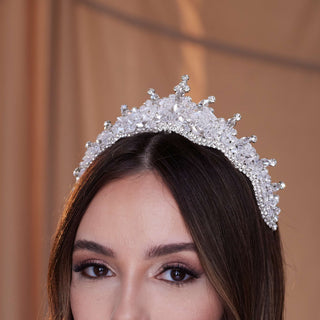 Crystal Wedding Tiara - Glamourous Grace