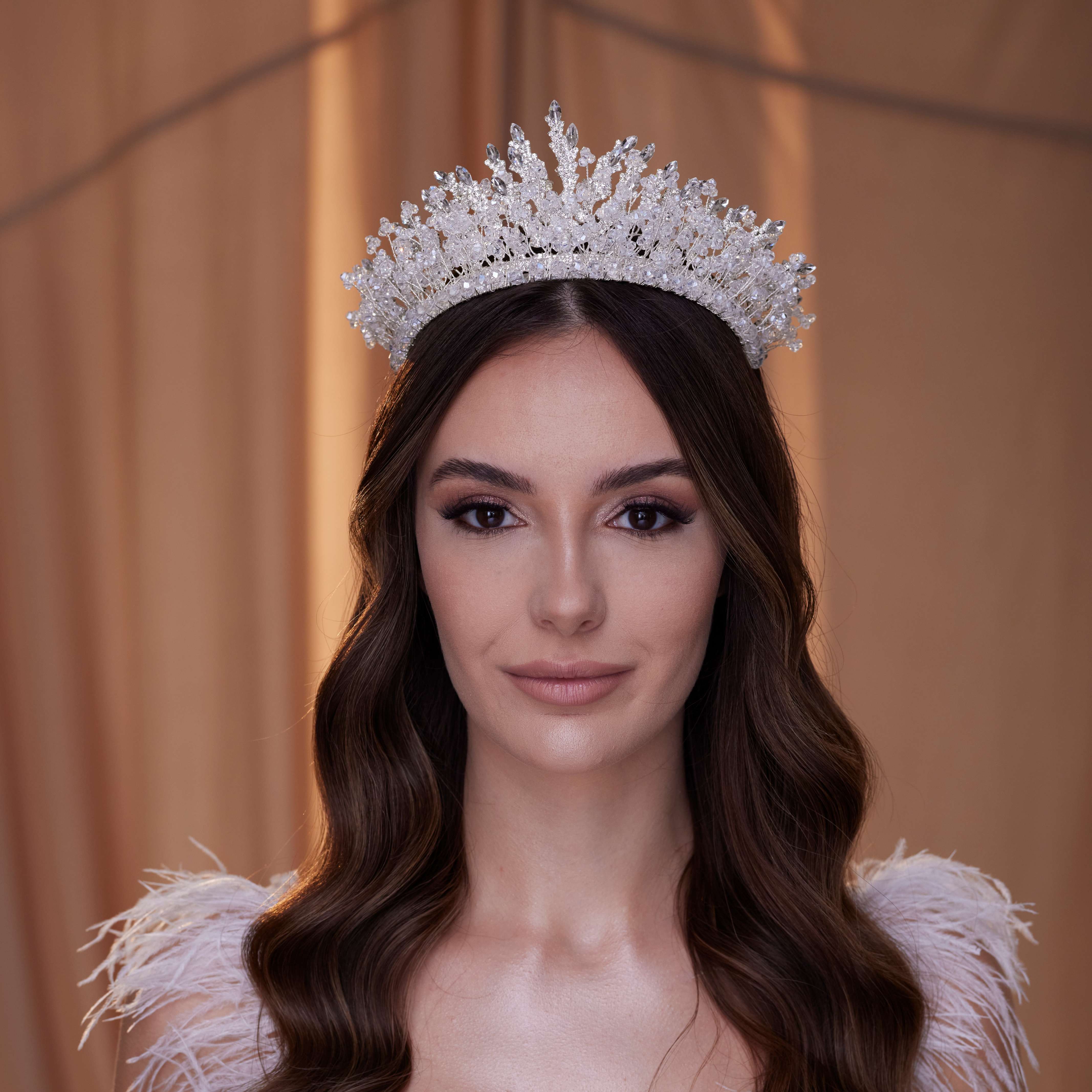 Sparkling Bridal Tiara - Glamourous Grace