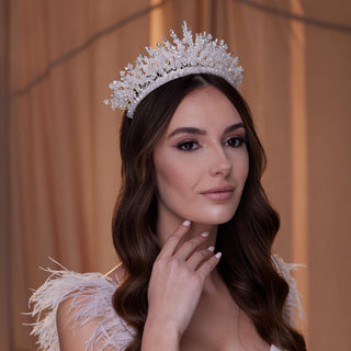 Sparkling Bridal Tiara - Glamourous Grace