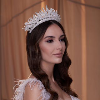 Sparkling Bridal Tiara - Glamourous Grace