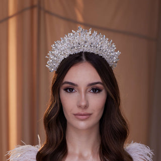 Crystal Rhinestone  Tiara - Glamourous Grace