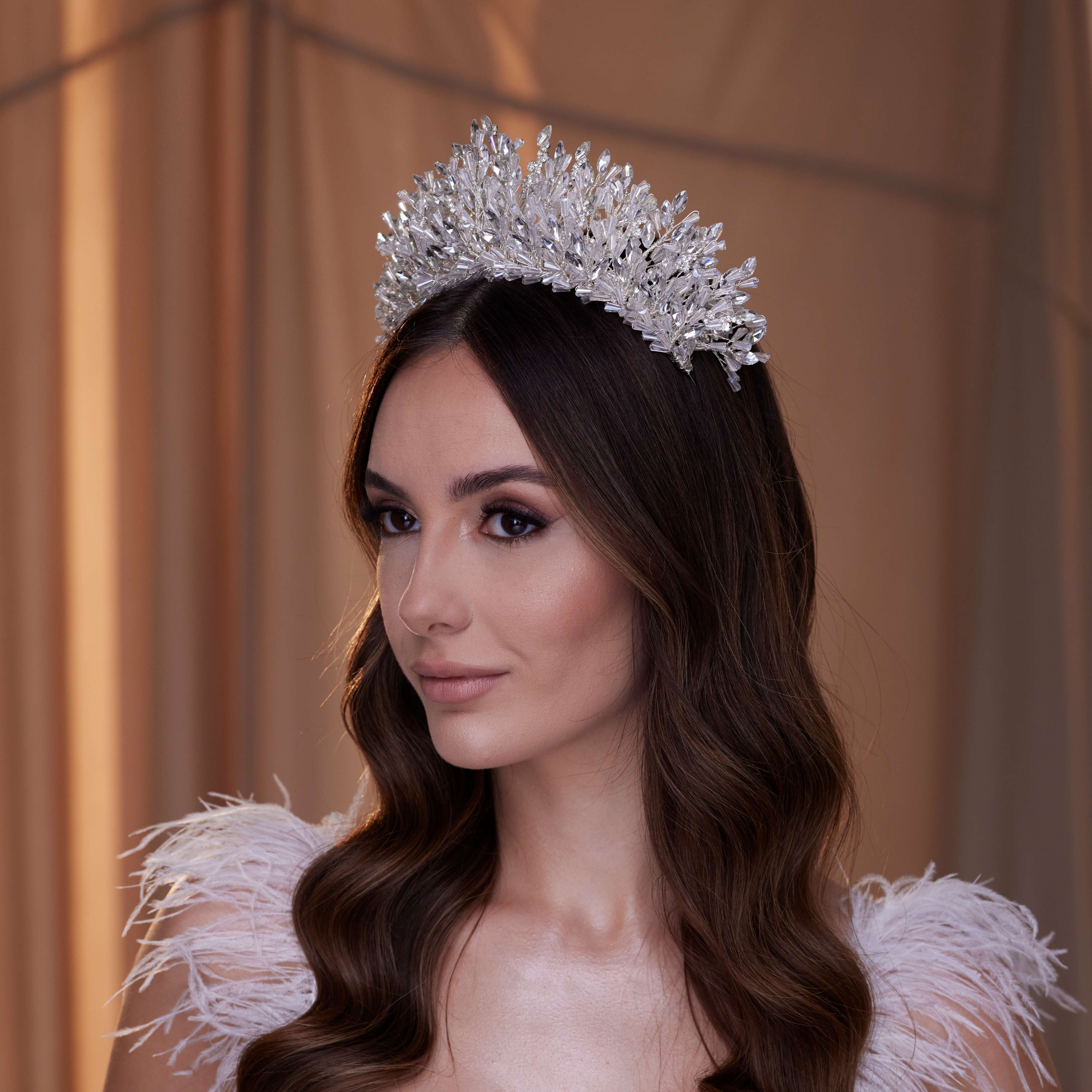 Crystal Rhinestone  Tiara - Glamourous Grace