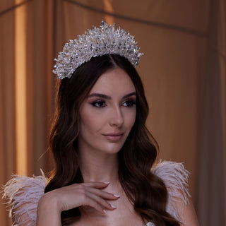 Crystal Rhinestone  Tiara - Glamourous Grace