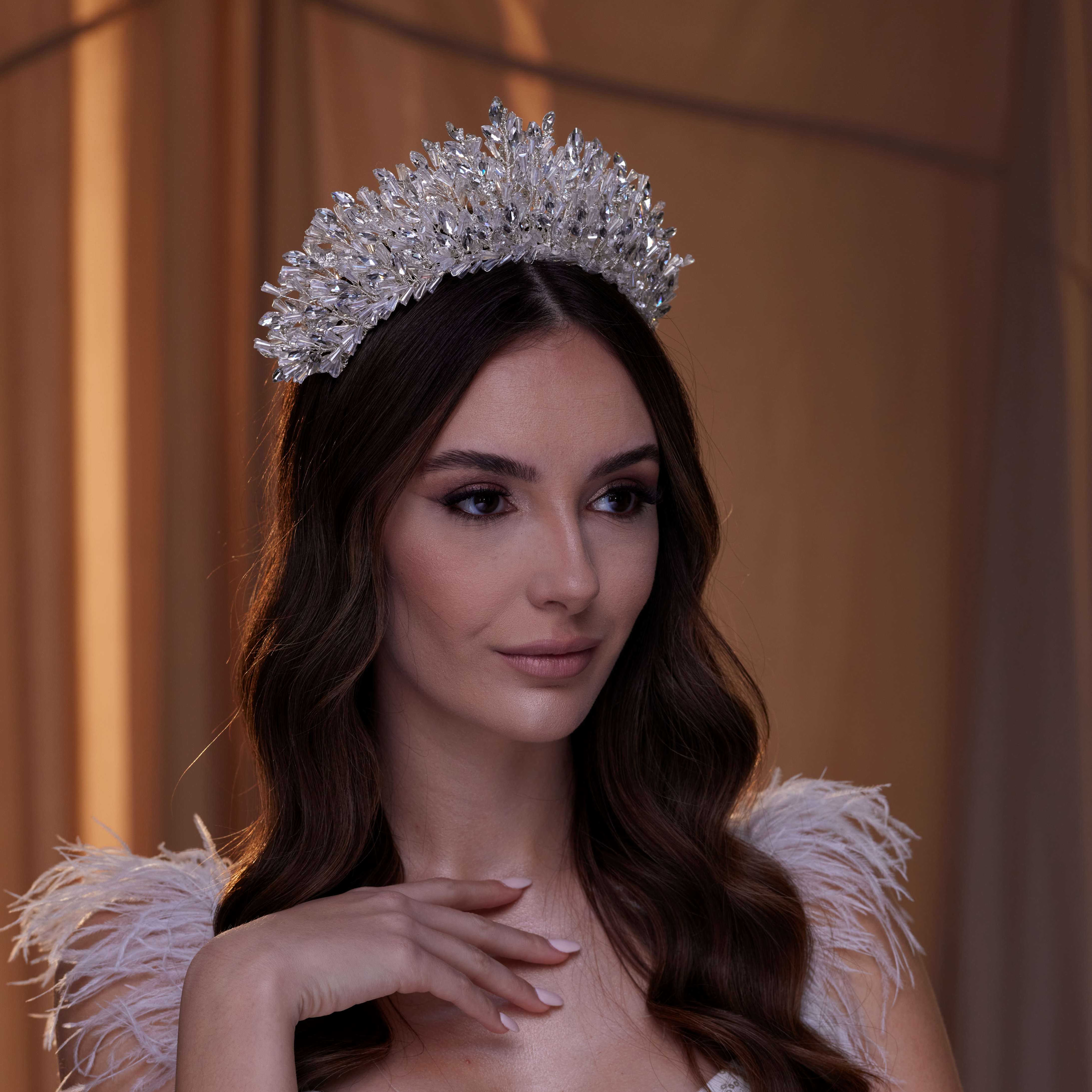Crystal Rhinestone  Tiara - Glamourous Grace