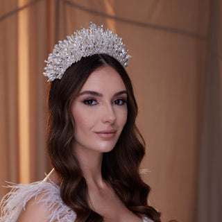 Crystal Rhinestone  Tiara - Glamourous Grace