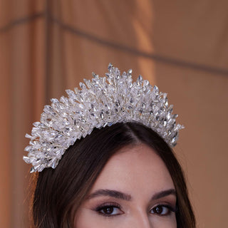 Crystal Rhinestone  Tiara - Glamourous Grace