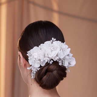 Elegant Hair Vine with Felt Flowers - Glamourous Grace