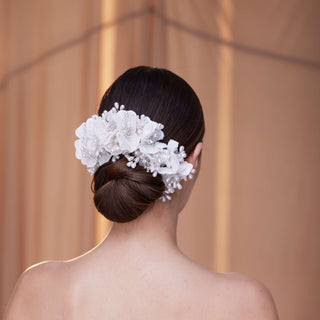 Elegant Hair Vine with Felt Flowers - Glamourous Grace