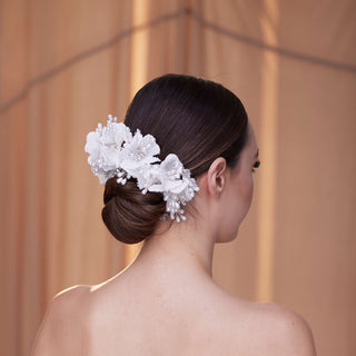 Elegant Hair Vine with Felt Flowers - Glamourous Grace