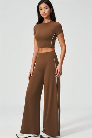 The Breathe T-shirt Straight Leg Pants 2-Piece Set
