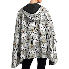 Tiffany Magnolia Womens Rain Cape - Rainproof Breathable Rain Poncho for Women