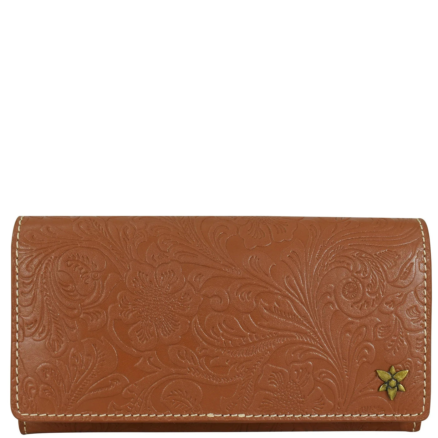 Heritage Leather Accordion Flap Wallet - 1975 - Glamourous Grace
