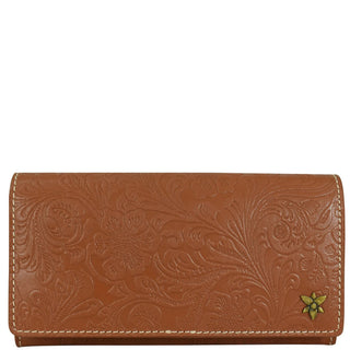 Heritage Leather Accordion Flap Wallet - 1975