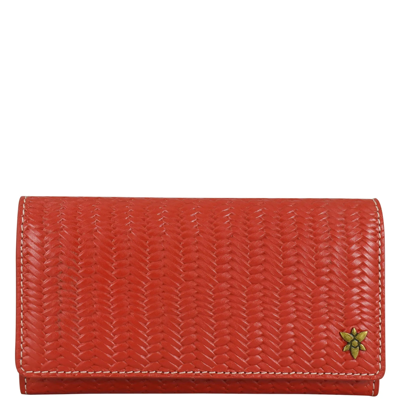 Heritage Leather Accordion Flap Wallet - 1975 - Glamourous Grace