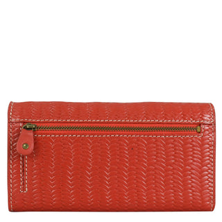 Heritage Leather Accordion Flap Wallet - 1975 - Glamourous Grace