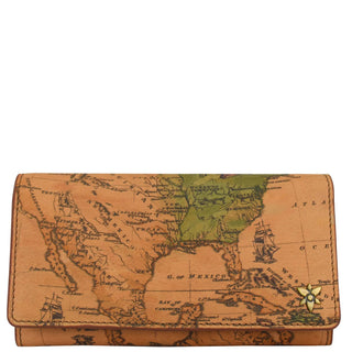 Heritage Leather Accordion Flap Wallet - 1975 - Glamourous Grace