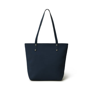 Era Vegan Leather Tote - Navy Blue - Glamourous Grace
