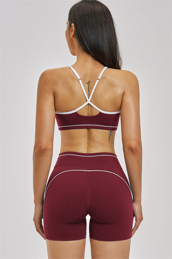 The Unbound Sports Bra Shorts 2-Piece Set - Glamourous Grace