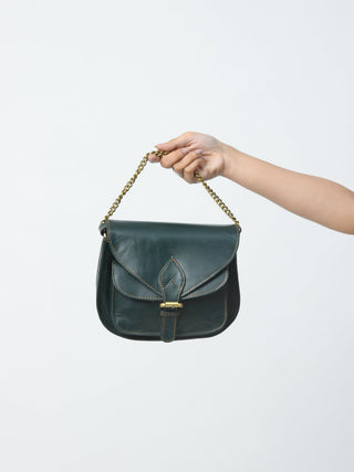 The Molina Satchel- Green - Glamourous Grace