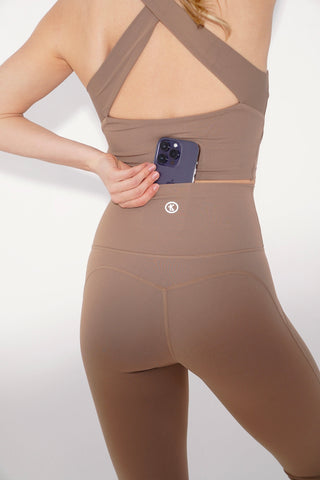 I Am Wonderful High Rise Beige Legging