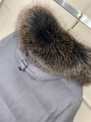 Men's Genuine Fur Trim Sorona® Fill Coat