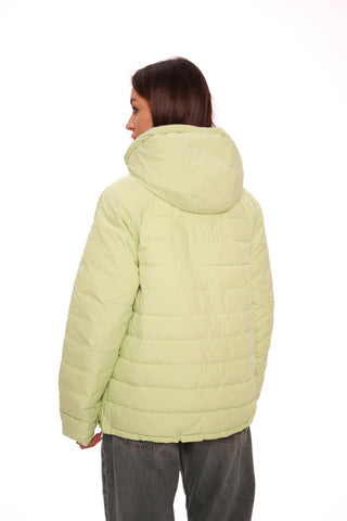 Reversible Demi-Season Jacket in Iris/Lemongrass
