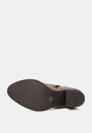 Bria Peep Toe Ankle Boots