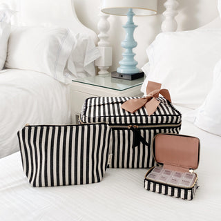 Cutest Striped Travel Gift Set Deal 3-Pack - Glamourous Grace