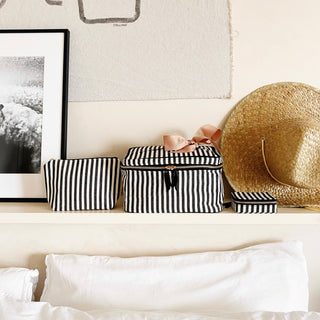 Cutest Striped Travel Gift Set Deal 3-Pack - Glamourous Grace