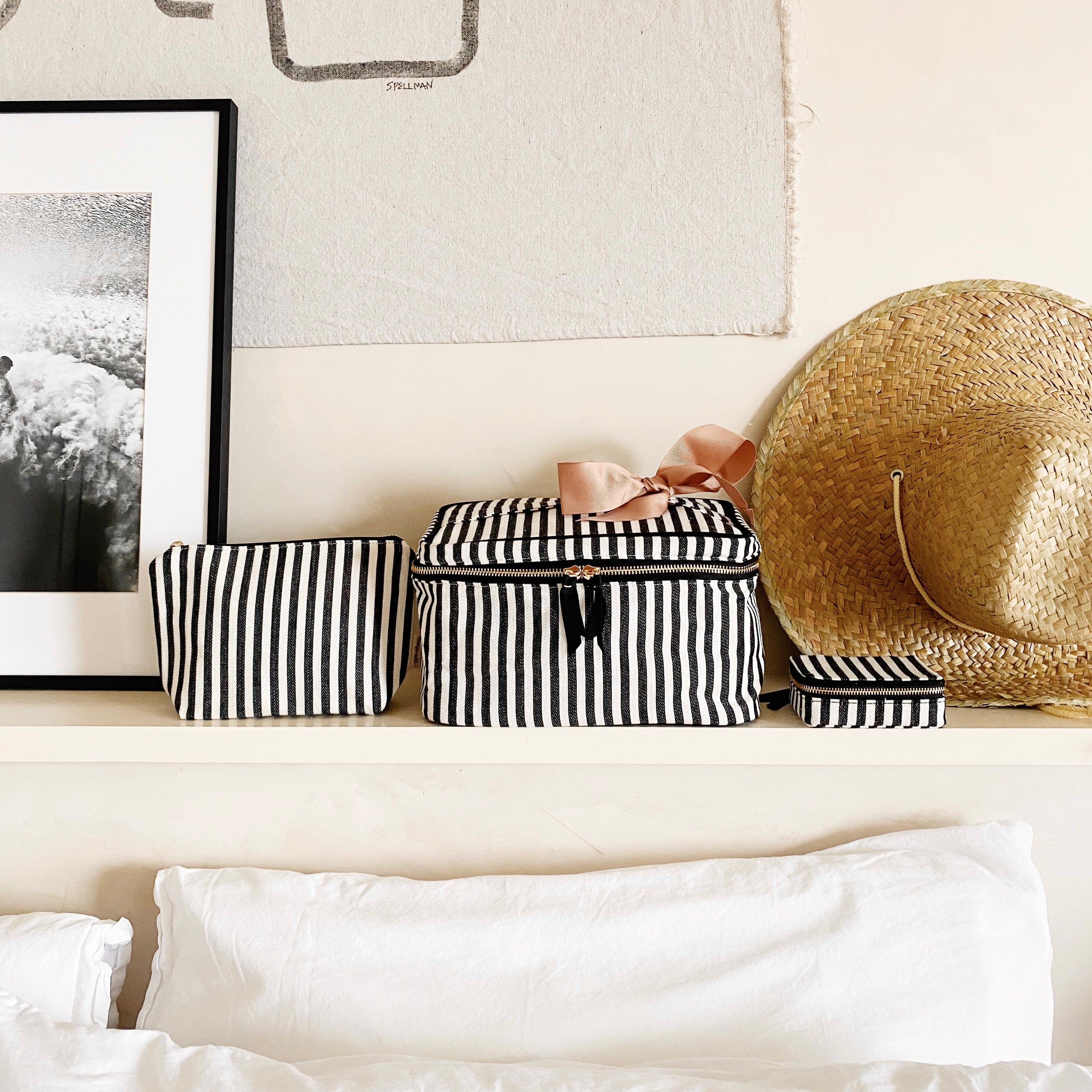 Cutest Striped Travel Gift Set Deal 3-Pack - Glamourous Grace