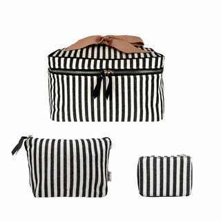 Cutest Striped Travel Gift Set Deal 3-Pack - Glamourous Grace