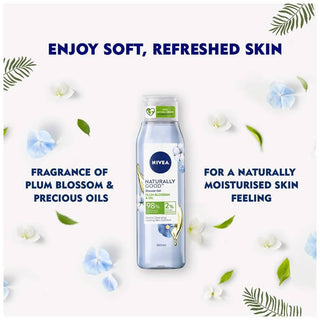Nivea Naturally Good Plum Blossom & Oil Shower Gel