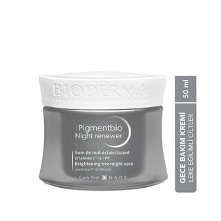 Bioderma Pigmentbio Night Renewer - Anti-Aging Night Care Cream for Sensitive Skin with Brightening & Firming Benefits - Glamourous Grace