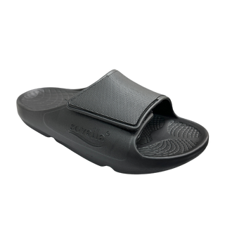 Sovella Men's PF Velcro Slide Black - Glamourous Grace